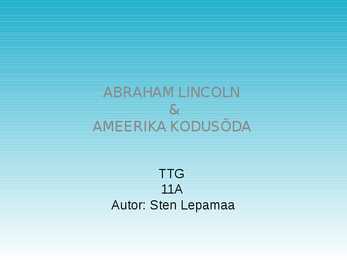 Abraham Lincoln