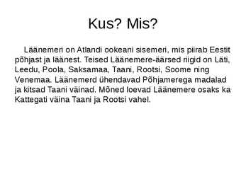 Läänemeri #2