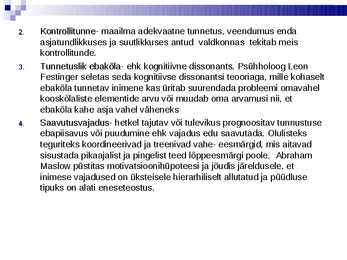 Motivatsioon ja vajadused #16