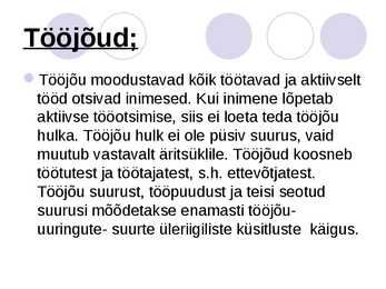 Tööpuudus #2