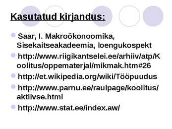 Tööpuudus #13