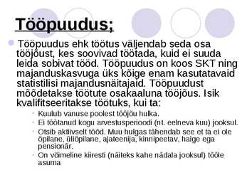 Tööpuudus #4