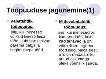 Tööpuudus #5