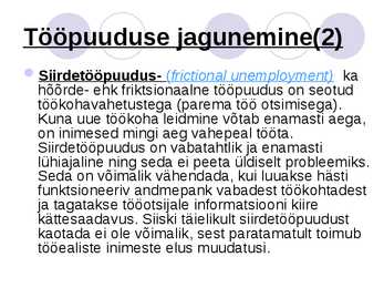 Tööpuudus #7