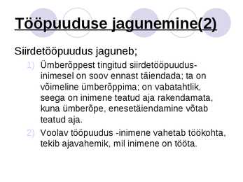 Tööpuudus #8