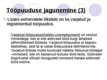 Tööpuudus #10