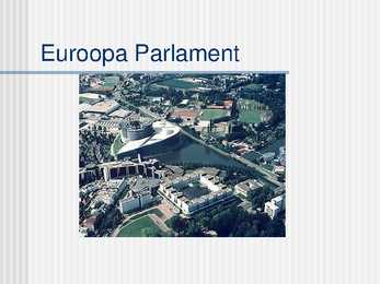 Euroopa Liidu institutsioonid #2