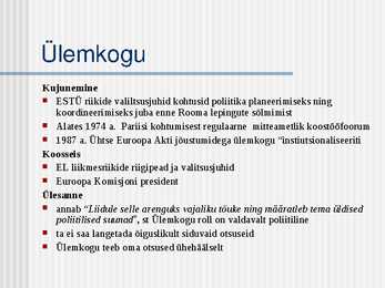 Euroopa Liidu institutsioonid #27