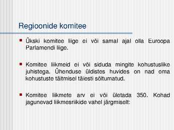 Euroopa Liidu institutsioonid #33