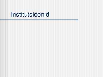 Euroopa Liidu institutsioonid
