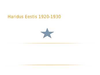 Haridus Eestis 1920-1930