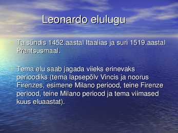 Leonardo da Vinci #3