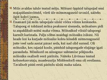 Mõis ja talu #12