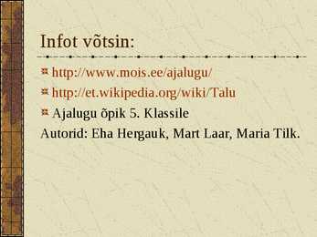 Mõis ja talu #16