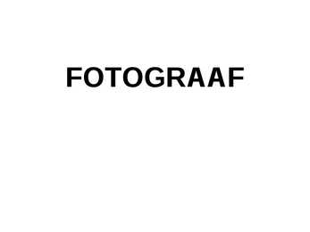 Fotograafi töö iseloomustus