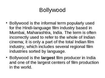 India-Demography and Bollywood #8