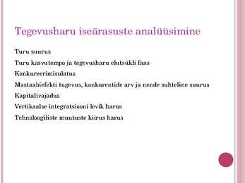 Ettevõtte rajamine #8