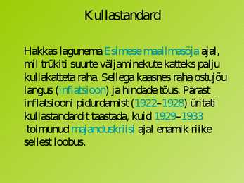 Raha ajalugu esitlus #4