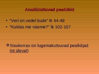 Õppevara analüüs-powerpoint #2
