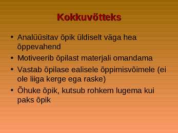 Õppevara analüüs-powerpoint #11