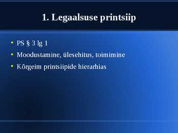 Printsiibid #2