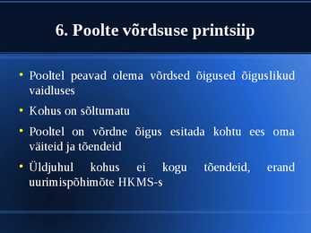 Printsiibid #7