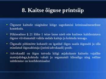 Printsiibid #9