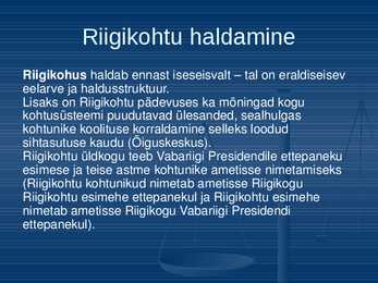 EV Õiguskaitsesüsteem #6