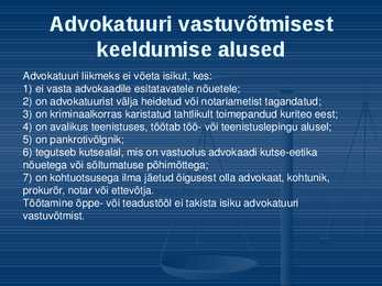 EV Õiguskaitsesüsteem #73
