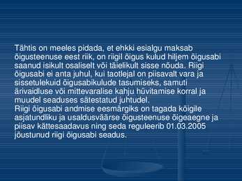 EV Õiguskaitsesüsteem #75