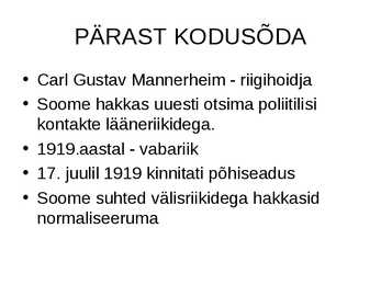 Soome kahe maailmasõja vahelisel ajal #5