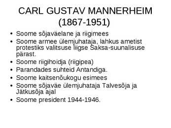 Soome kahe maailmasõja vahelisel ajal #7