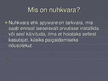 Nuhkvarad #2