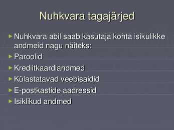 Nuhkvarad #3