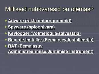Nuhkvarad #7