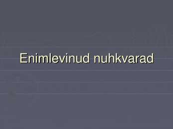 Nuhkvarad