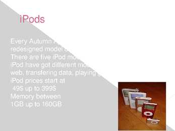 The iPod Revolution Presentsioon PowerPoint #3