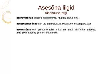 Asesõnad #4