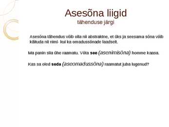Asesõnad #5