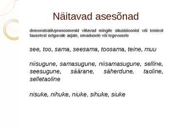 Asesõnad #10