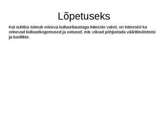 Kultuuride jaotus Hofstede ja Lewise järgi #19