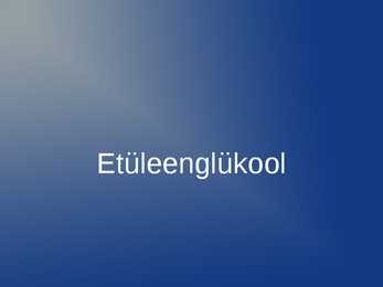 Etüleenglükool