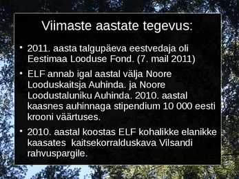 Eesti looduskaitse fond #5