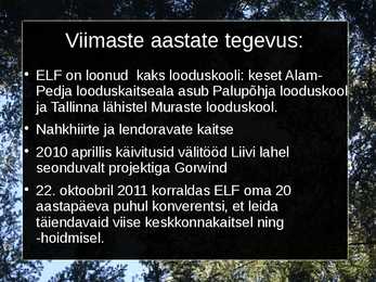 Eesti looduskaitse fond #6