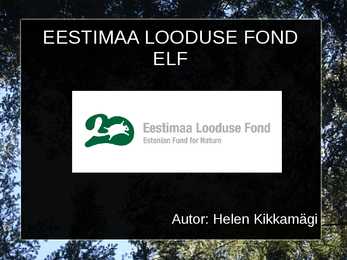 Eesti looduskaitse fond
