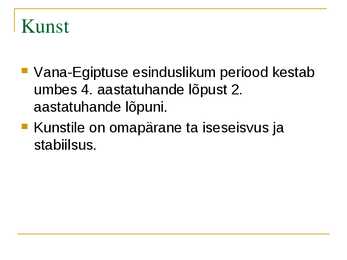 Egiptuse antiikaeg #2