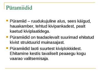 Egiptuse antiikaeg #5