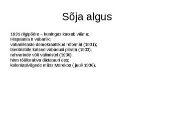 Hispaania kodusõda ppt #4