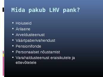 LHV pank #8