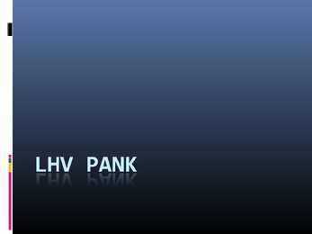 LHV pank